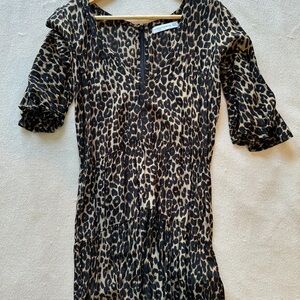 Leopard Print Women's Dress